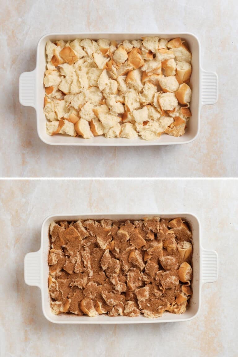 Cinnamon Roll French Toast Egg Bake Oh Snap Macros