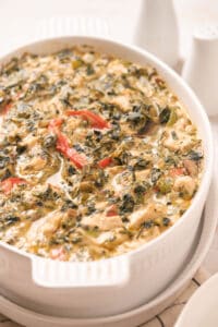 Creamy Chicken and Veggie Casserole - Oh Snap Macros