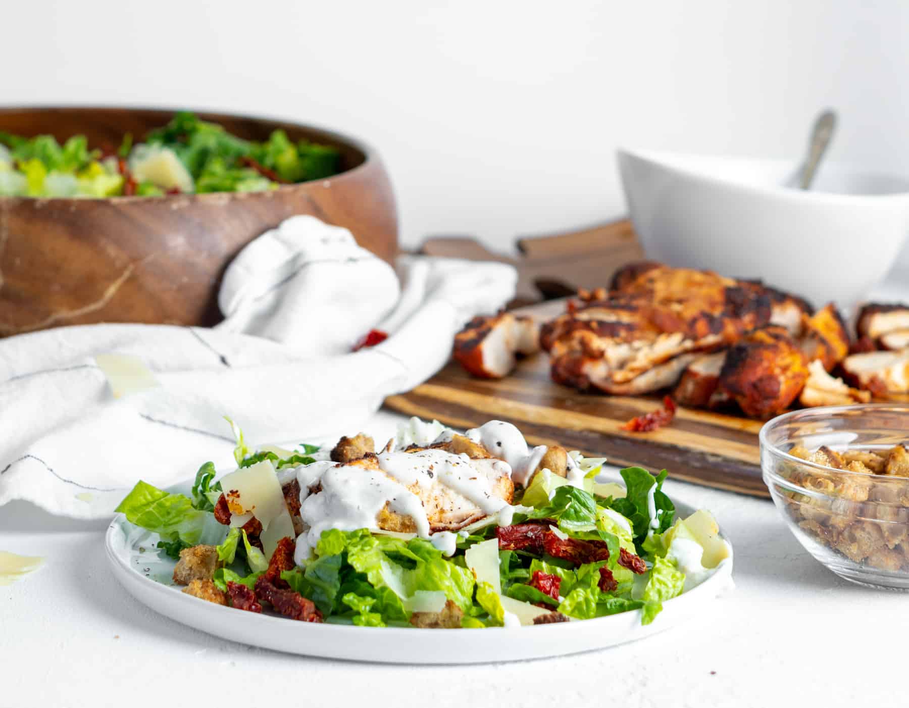 Blackened Chicken Caesar Salad ohsnapmacros