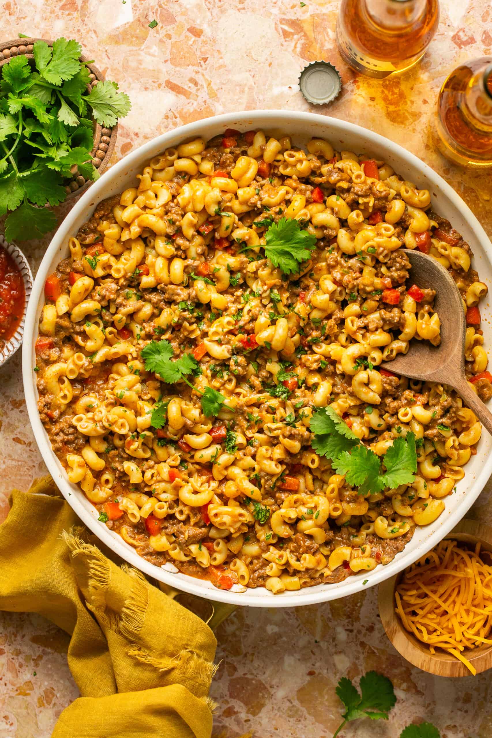 High Protein Taco Mac and Cheese Oh Snap Macros