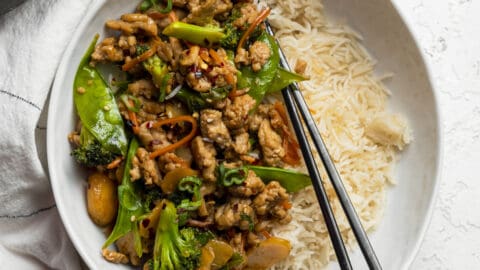 Easy Chicken Mince Stir Fry - Go Healthy Ever After