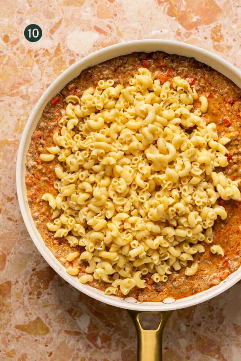 High Protein Taco Mac and Cheese Oh Snap Macros