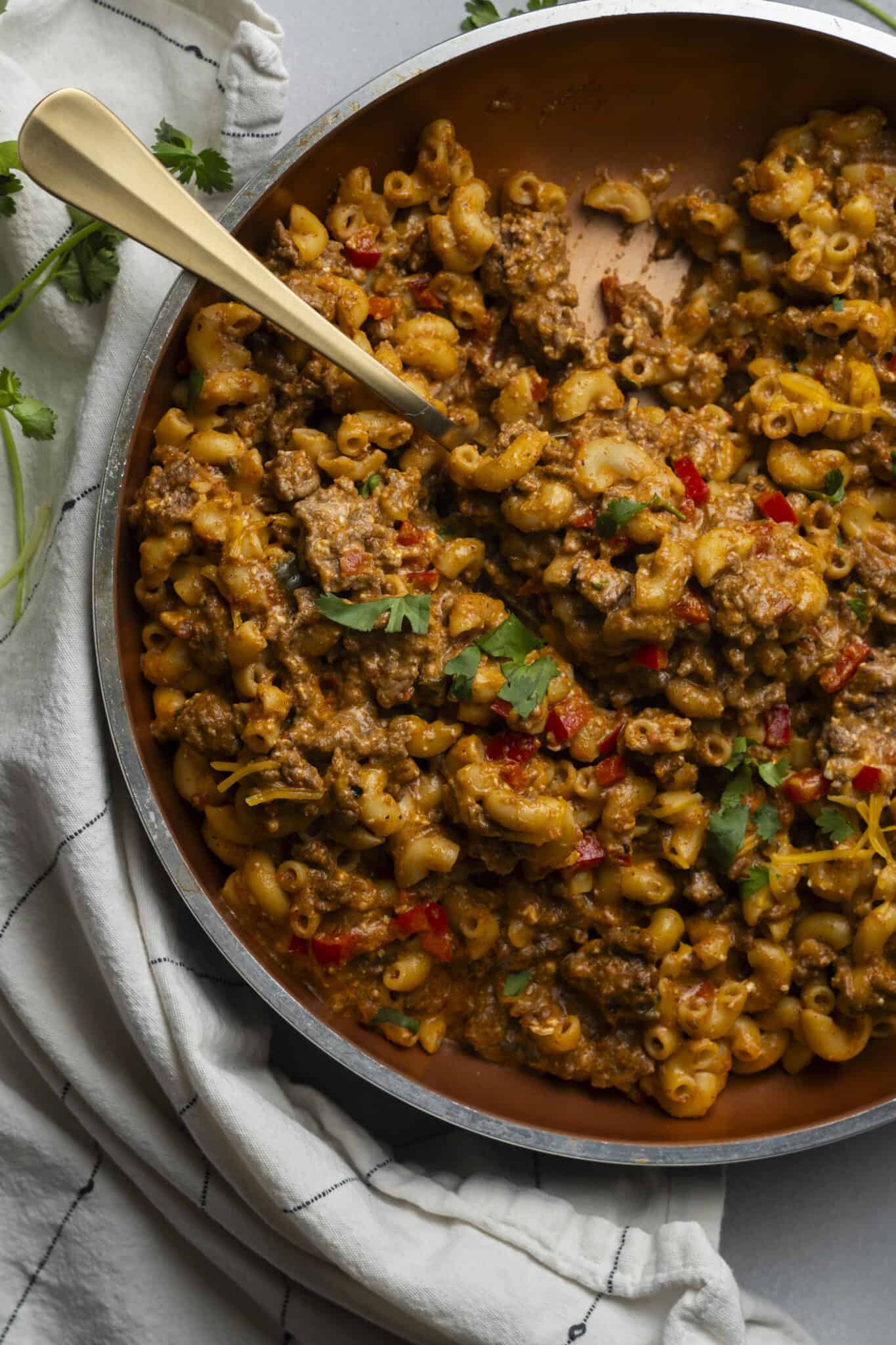 High Protein Taco Mac and Cheese Oh Snap Macros
