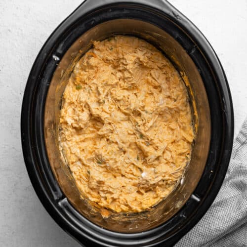 Crock Pot Buffalo Chicken Dip - Oh Snap Macros