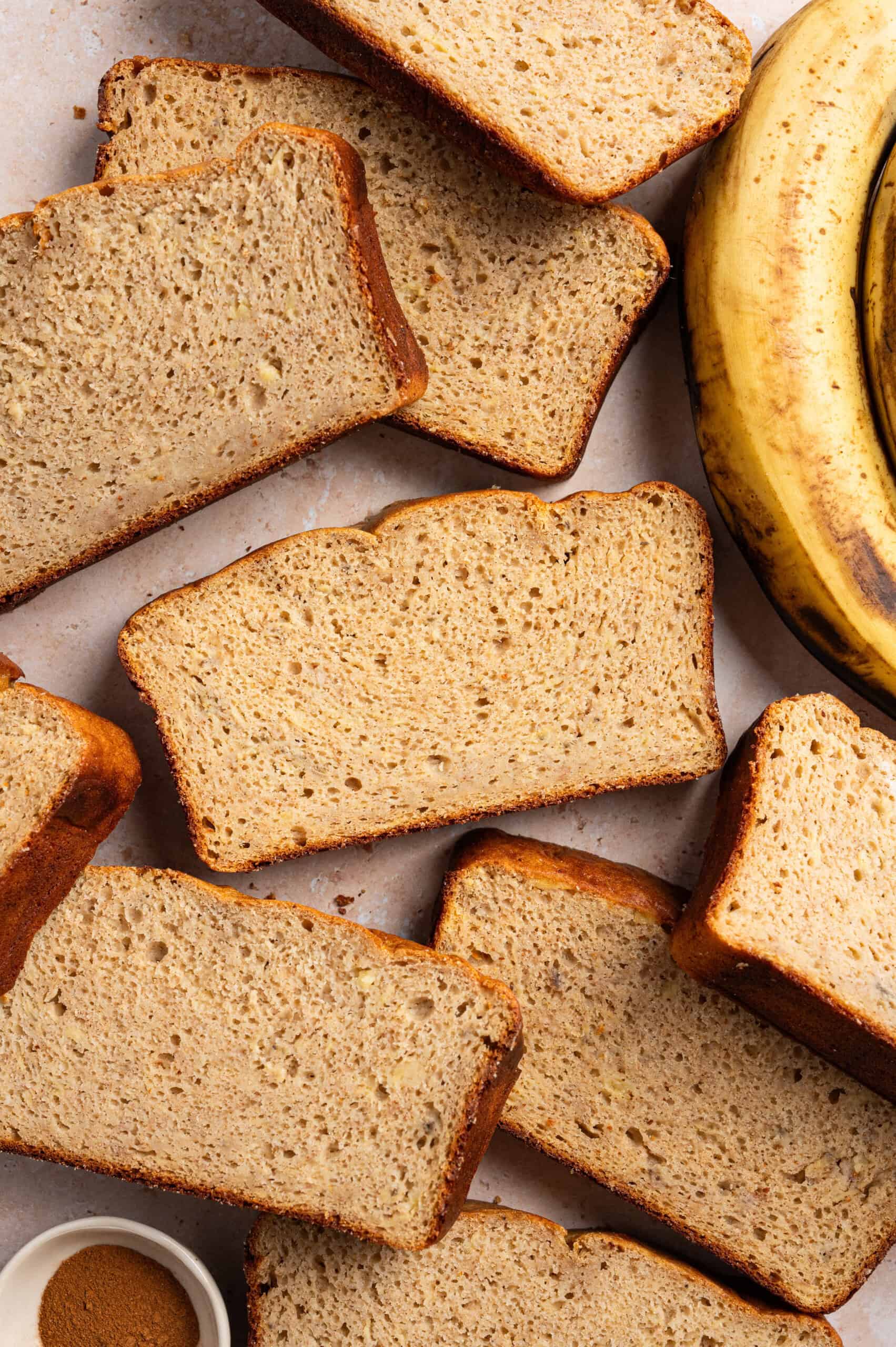 High Protein Banana Bread (12g per slice)