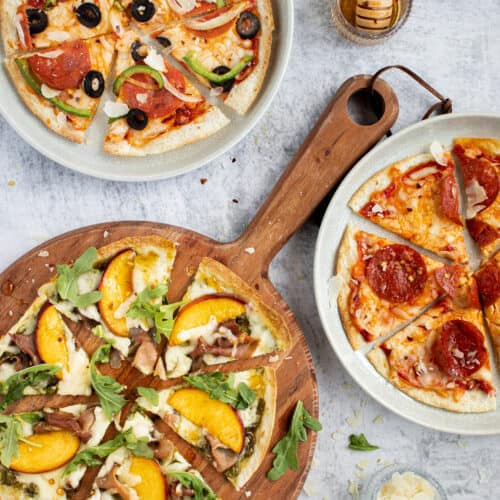 30-Minute Low Fat Air Fryer Pizza - Kinda Healthy Recipes