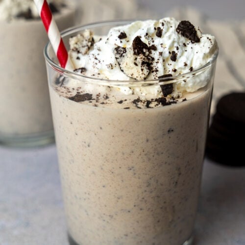 OREO Protein Shake Recipe from USA Flag Co., Crazy Delicious, Recipe