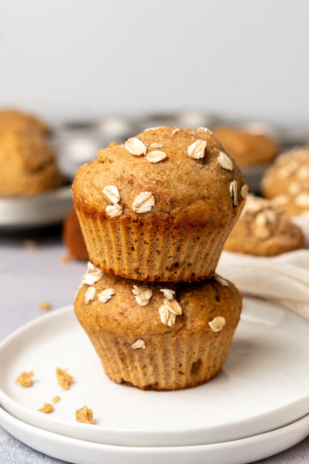 Healthy Applesauce Muffins (with cinnamon sugar topping)