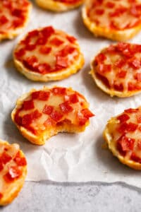 Easy Homemade Air Fryer Pizza Bagels (high protein) - Oh Snap Macros