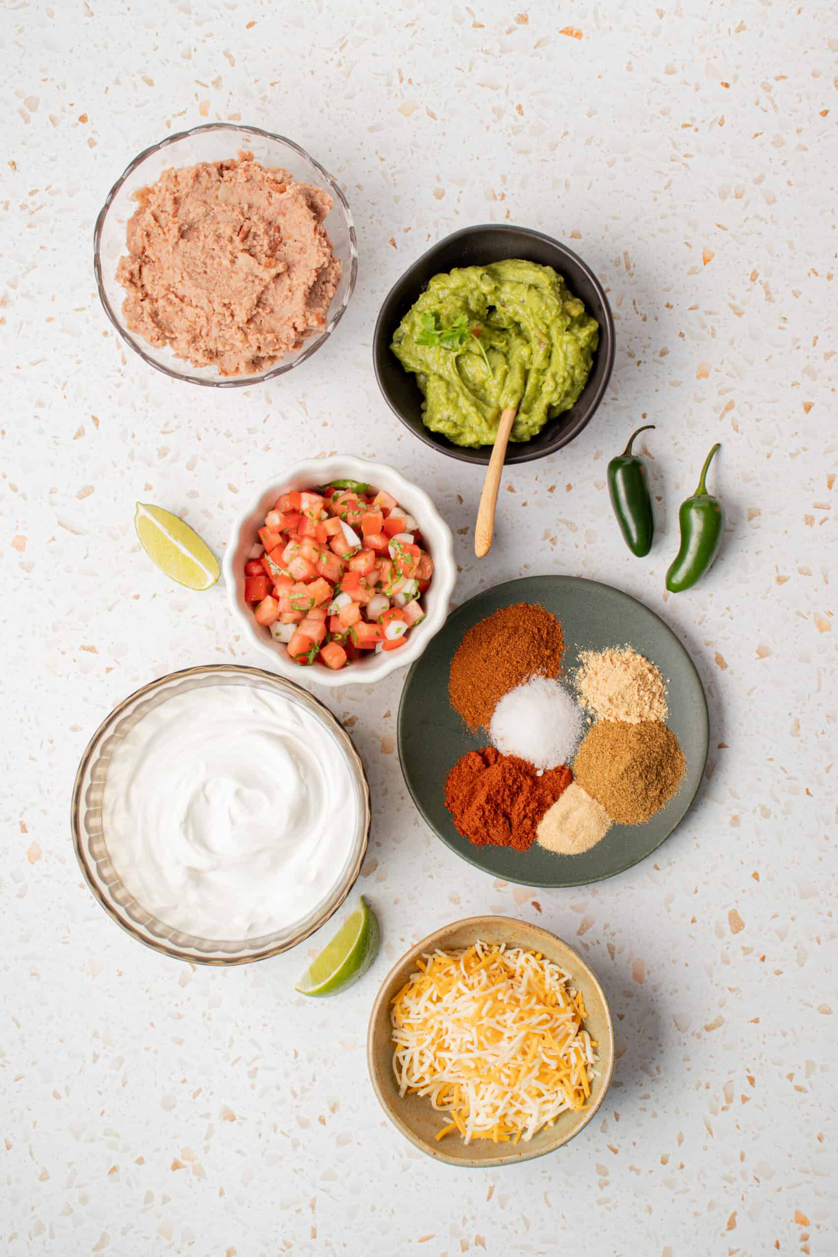 Greek Yogurt 5 Layer Dip with Homemade Taco Seasoning Oh Snap Macros