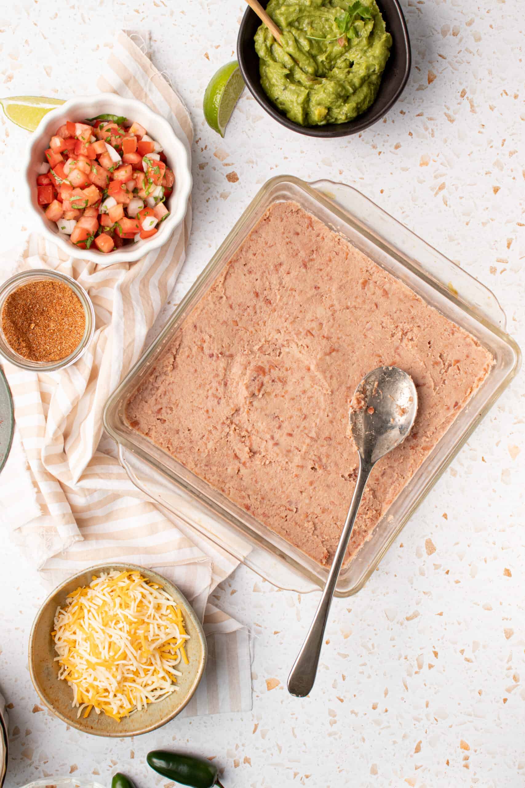 Greek Yogurt 5 Layer Dip with Homemade Taco Seasoning Oh Snap Macros