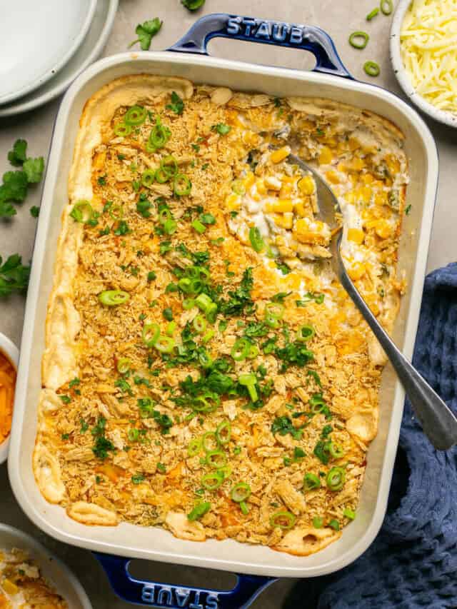 Corn Casserole with Green Chiles