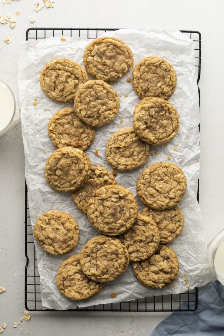 The Best Chewy Eggless Oatmeal Cookies Oh Snap Macros