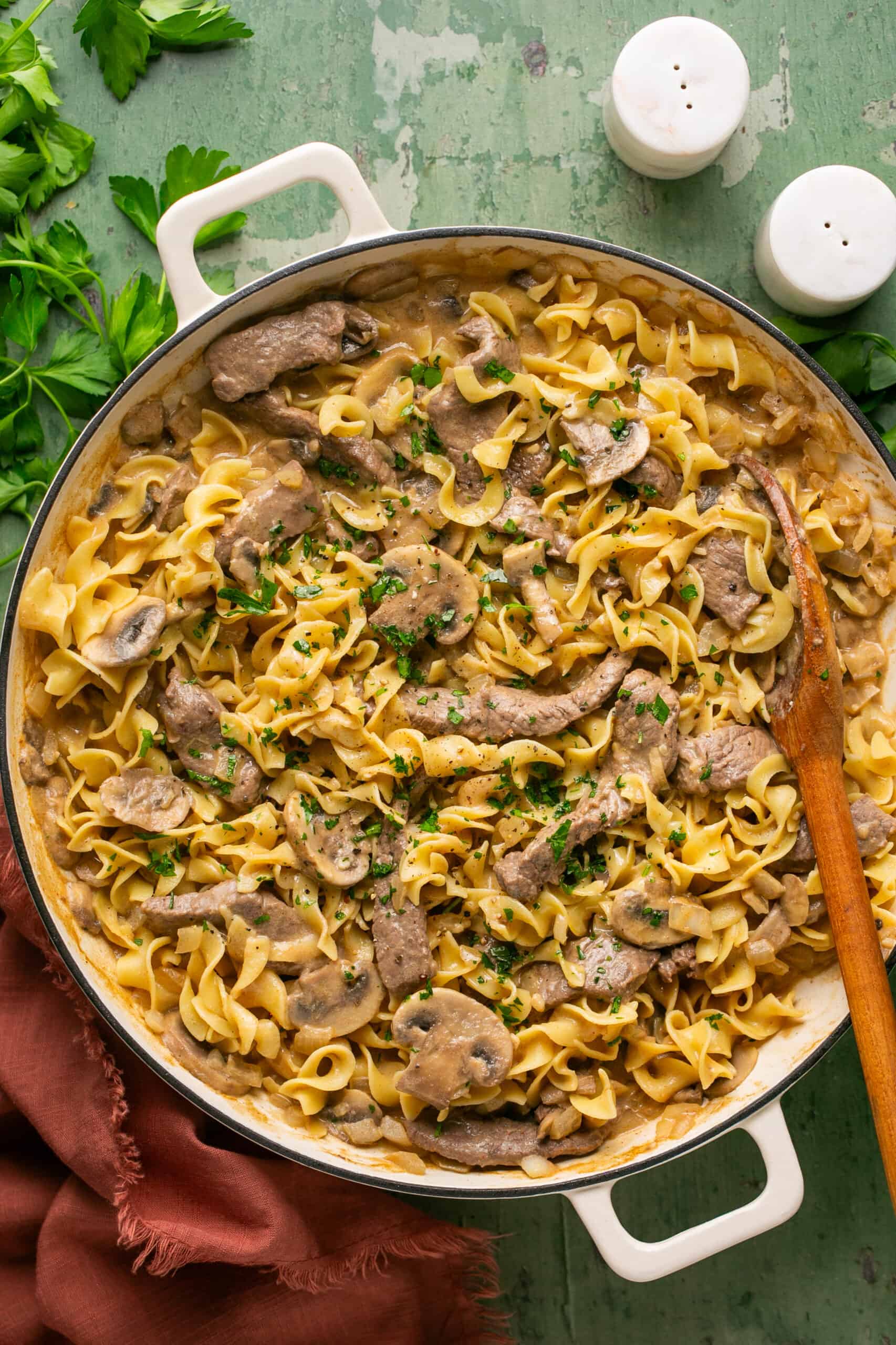Easy Beef Stroganoff with Greek Yogurt (30 minute meal) Oh Snap Macros