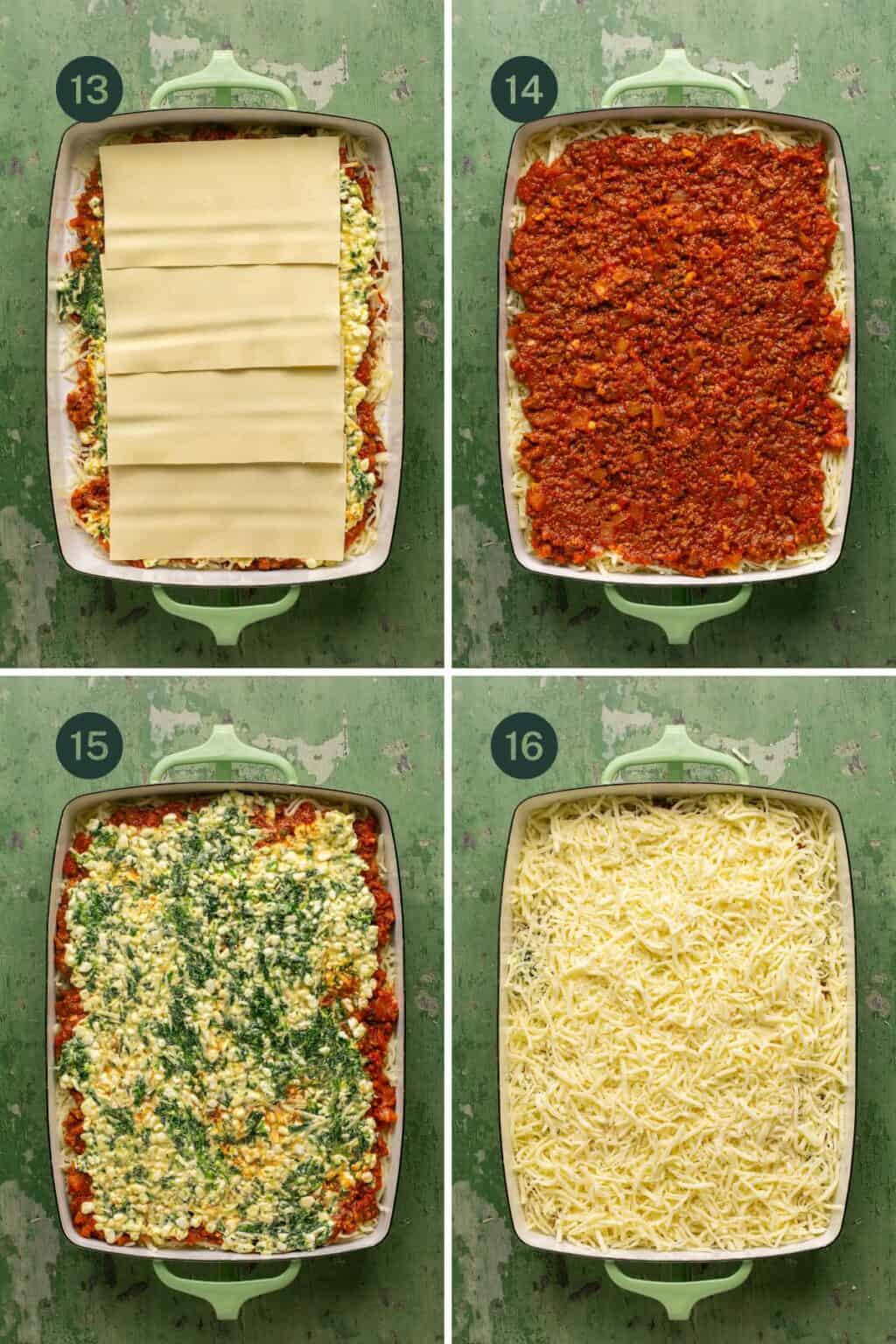 Delicious Cottage Cheese Lasagna with Beef and Spinach - Oh Snap Macros