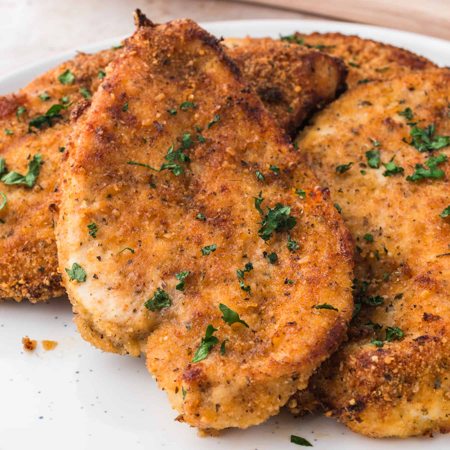 Easy Breaded Air Fryer Chicken Cutlets - Oh Snap Macros