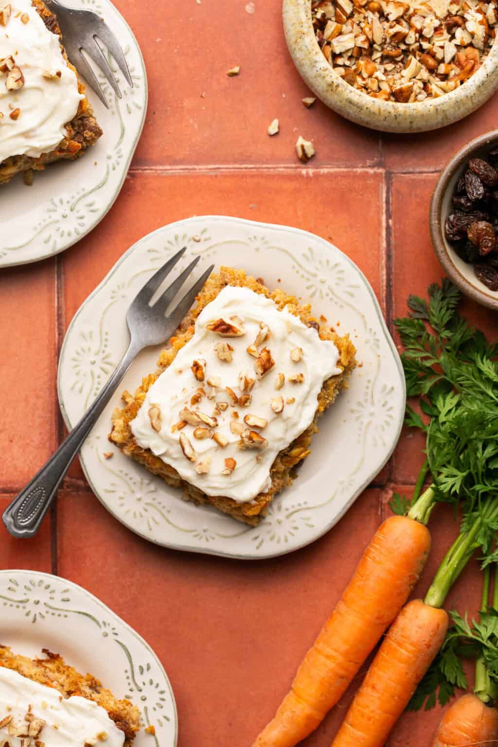 Carrot Cake Baked Oats with Protein Frosting Oh Snap Macros