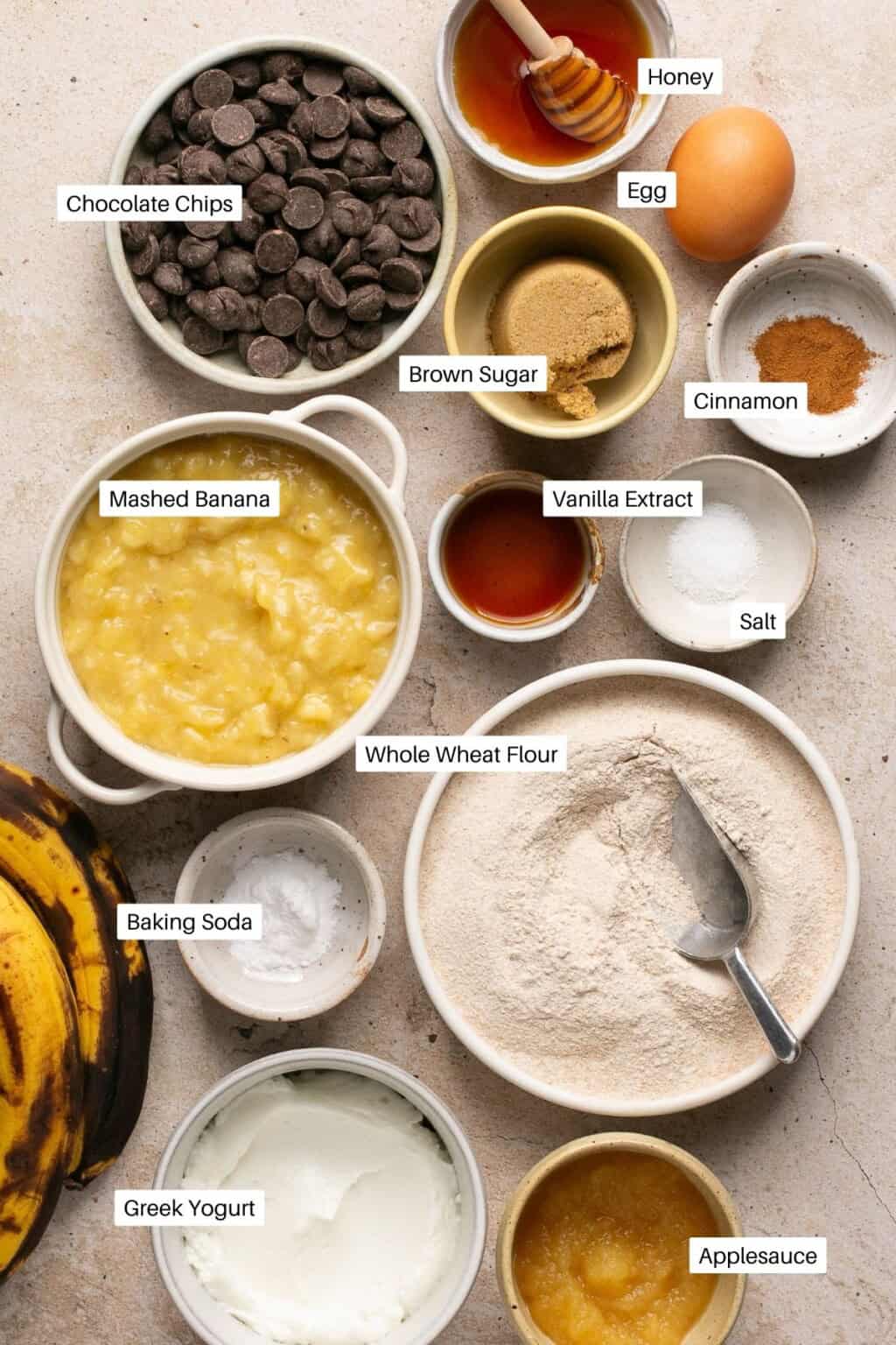 Greek Yogurt Banana Bread with Chocolate Chips - Oh Snap Macros