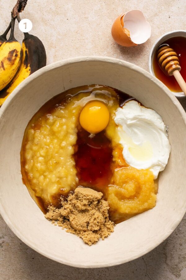 Greek Yogurt Banana Bread with Chocolate Chips - Oh Snap Macros