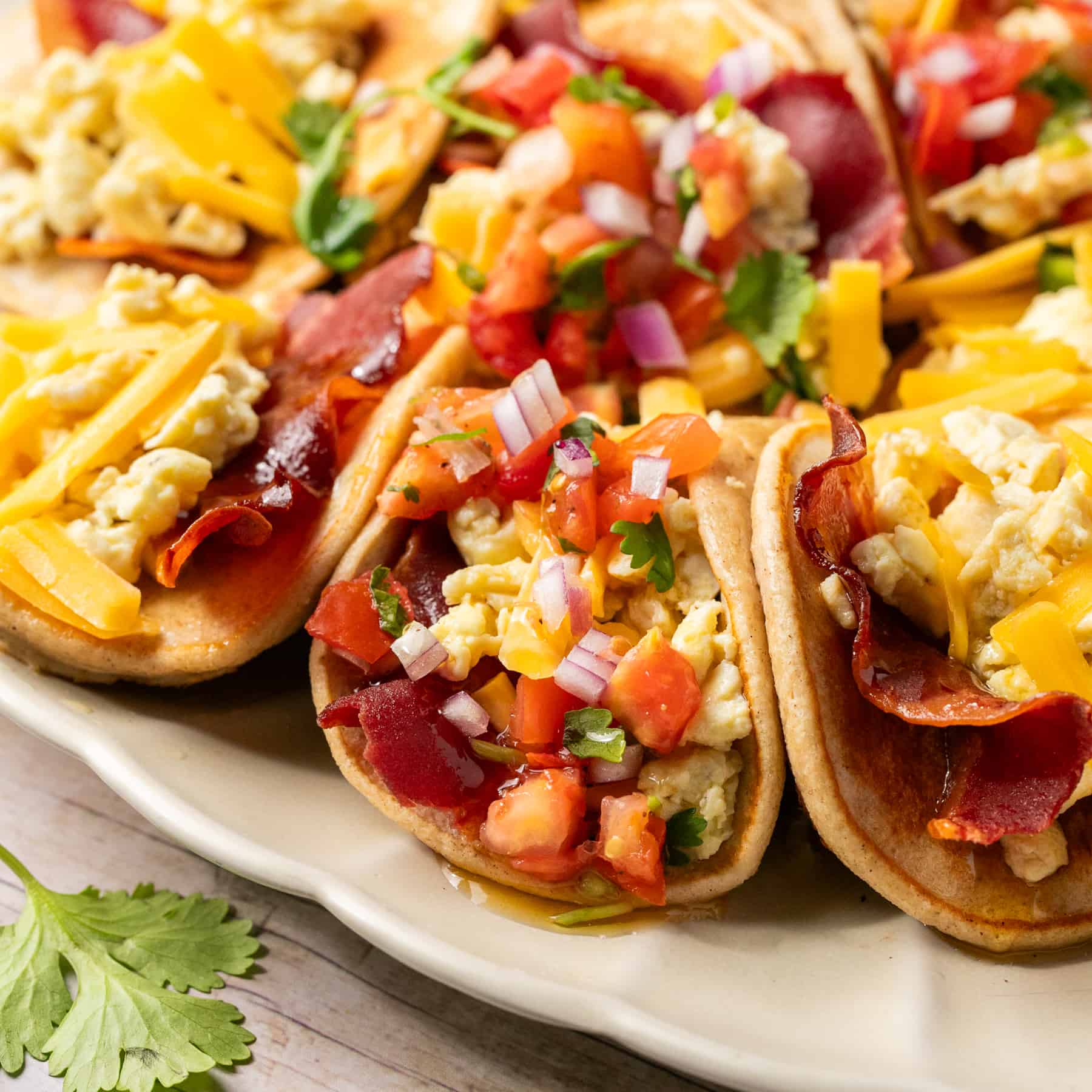 Sweet and Savory Protein Pancake Tacos